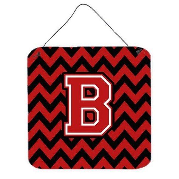 Letter B with a Red Triangle Logo - Shop Letter B Chevron Black & Red Wall or Door Hanging Prints - Free ...