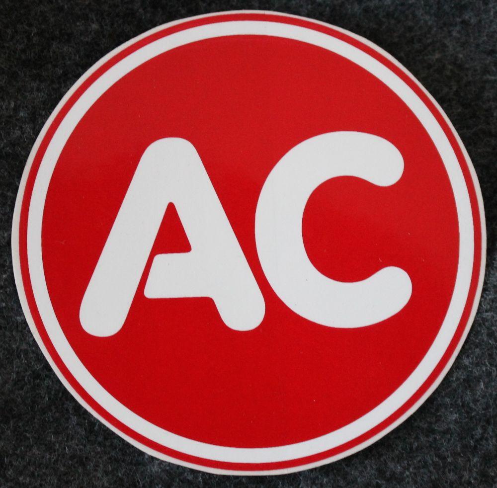 AC Spark Plug Logo - AC Delco Spark Plugs Round Decal [DZ0103] - $6.00 : Hawk Hardware ...