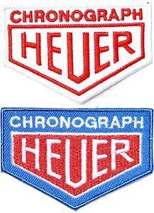 Tag Heuer Logo - TAG HEUER CHRONOGRAPH Watch Logo Sponsor Racing Patch Iron on Vest ...