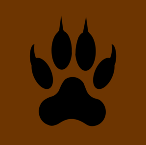 Wolf Paw Print Logo - Wolf Paw Print Clip Art at Clker.com - vector clip art online ...