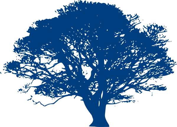 Blue Tree Logo - Blue Tree Half Clip Art at Clker.com - vector clip art online ...