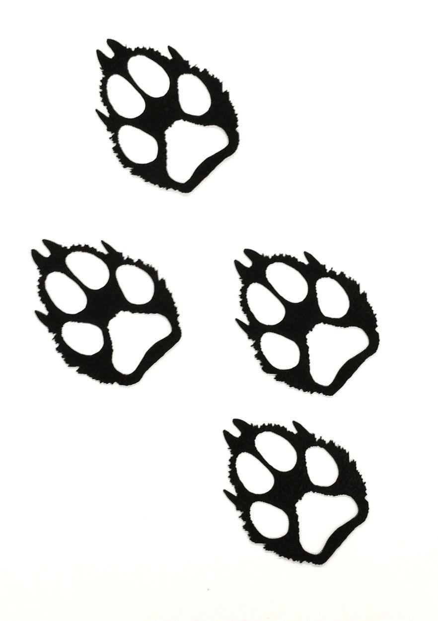 Wolf Paw Print Logo - wolf paw print clip art