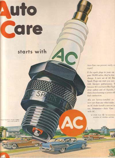 AC Spark Plug Logo - AC Spark Plug ads