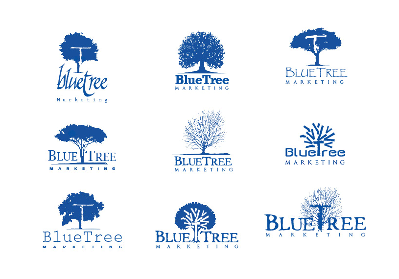 Blue Tree Logo - Linda Atamian, Website Designer, Graphic Designer, Logo Design ...