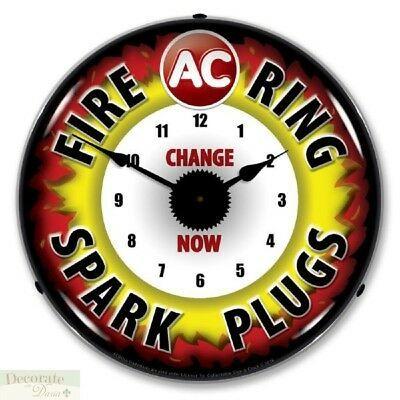 AC Spark Plug Logo - 1950'S AC (DELCO) SPARK PLUG CLEANER Gas Oil gas pump air rat hot ...