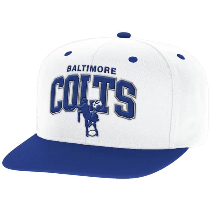 Baltimore Colts Logo - Arch with Logo Snapback Baltimore Colts Mitchell & Ness Nostalgia Co.