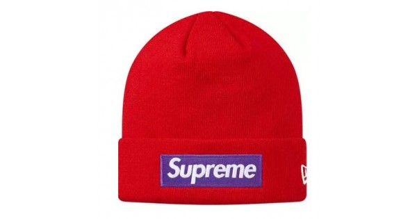 Red and Purple Logo - NEW! Supreme 17FW Box Logo Beanie Hat. Buy Supreme Online