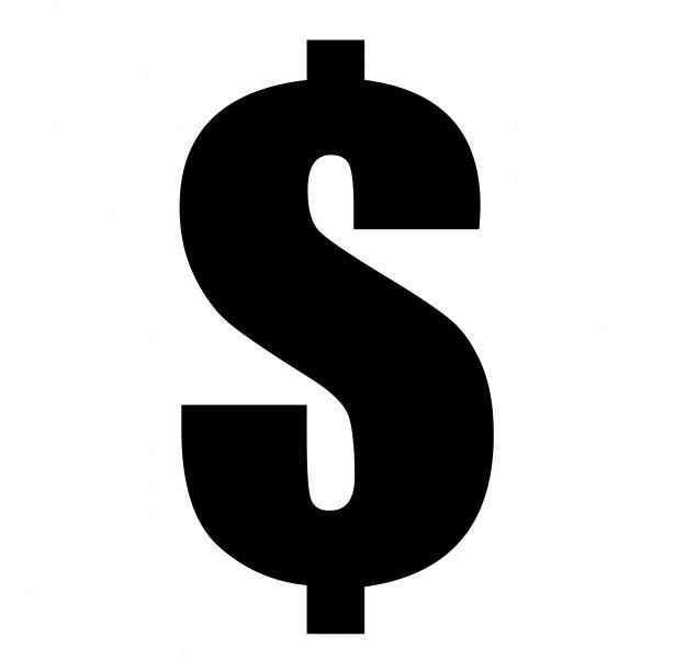 Cash Sign Logo - Dollar Sign Black Free Stock Photo - Public Domain Pictures