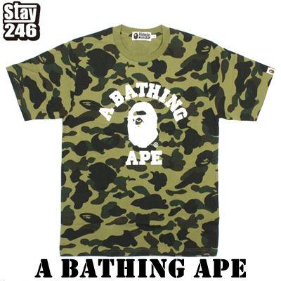 A Bathing Ape Camo Logo - stay246: SizeA BATHING APE (APE beishingu a) 15 SS 1ST CAMO COLLEGE