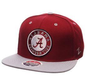 Red Grey Circle Logo - NCAA Alabama Crimson Tide Crimson And Grey Circle Logo Snapback Hat ...