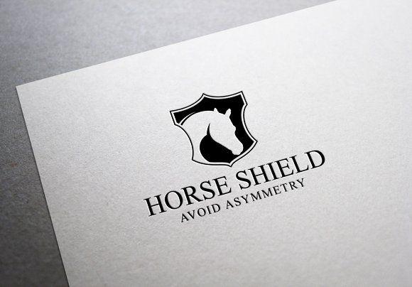 Horse Shield Logo - Horse Shield Logo ~ Logo Templates ~ Creative Market