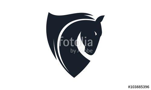 Horse Shield Logo - Shield Horse Stock Image And Royalty Free Vector Files On Fotolia