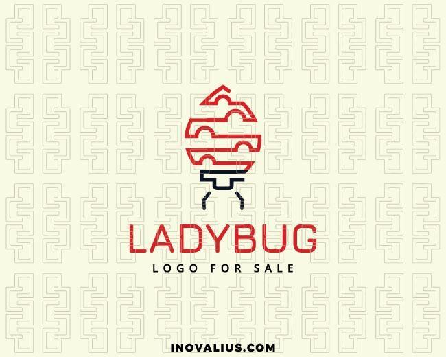 Black and Red Company Logo - Ladybug Company Logo Design