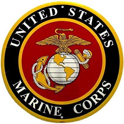 United States Marines Logo - United States Marine Corps Sign: Home & Kitchen