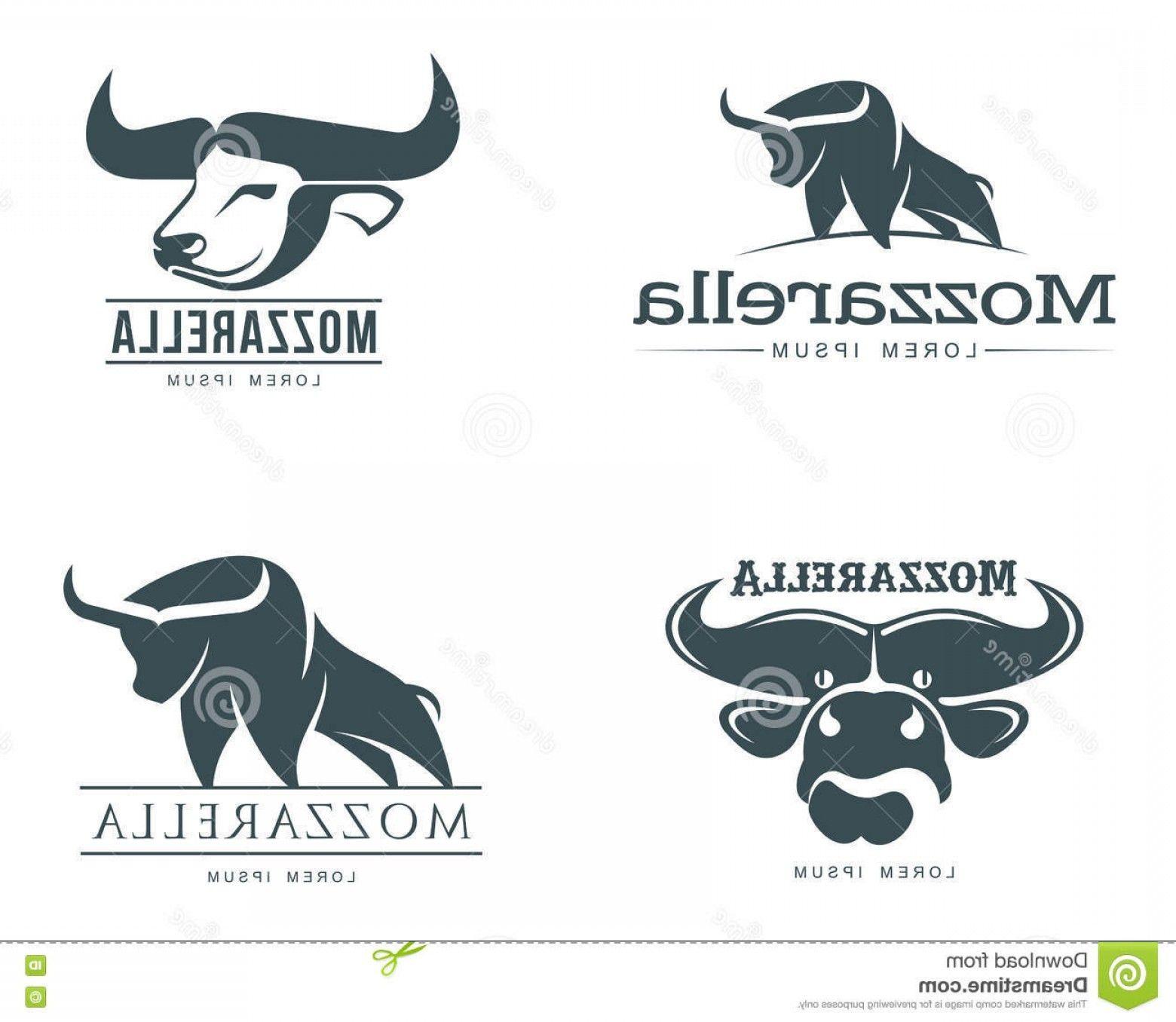 Cheese White Logo - Stock Illustration Set Logos Buffalo Mozzarella Cheese Vector Simple ...