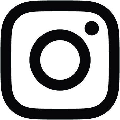 Cheese White Logo - instagram logo black on white