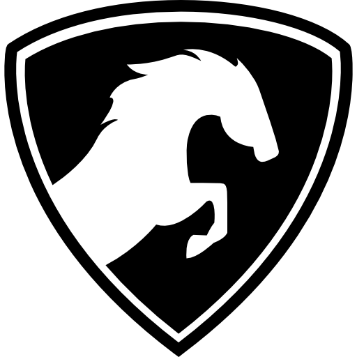Horse Shield Logo - Horse with shield Icons | Free Download