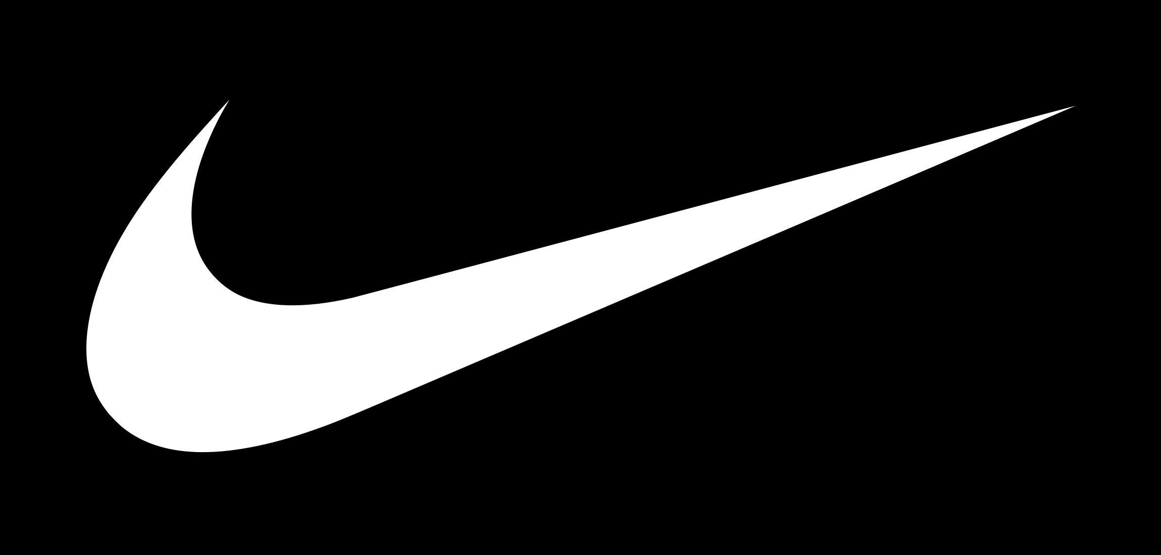 Black and White Nike Logo - Nike Logo, Nike Symbol Meaning, History and Evolution