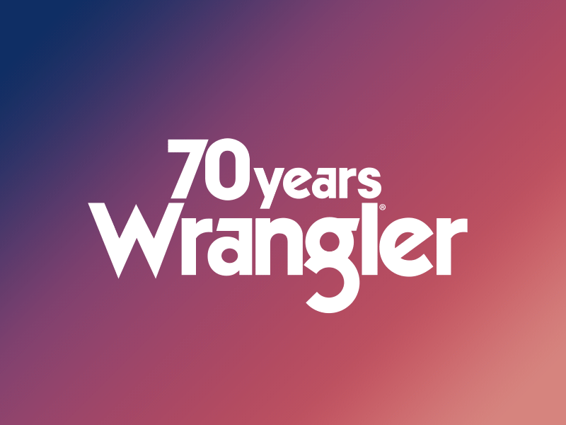 Wrangler Logo - 70 Years of Wrangler – Logo by Ben Haddock | Dribbble | Dribbble