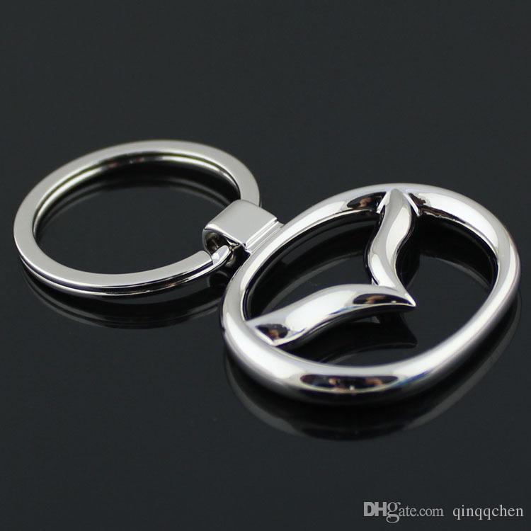 Car Keys Chains Logo - Fashion Car Logo Keychains Mazda Car Logo Key Chains Tungsten And ...