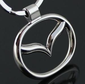 Mazda Car Logo - Car Logo Titanium Keyring Keychain Key Chain Ring Metal Keyring