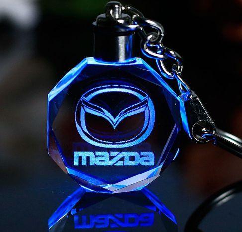 Mazda Car Logo - Keychain Keyring Mazda Car Logo with changing color light | KSA | Souq