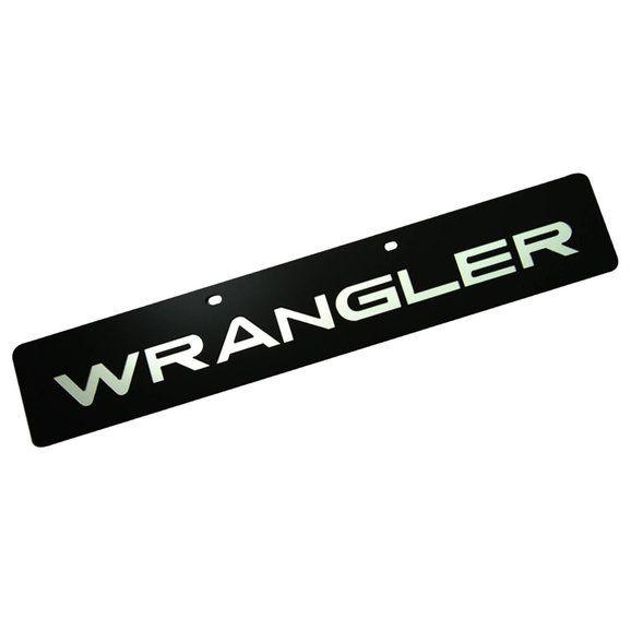 Wrangler Logo - Eurosport Daytona 4423-1 Jeep Trail-Blazer License Plate with ...