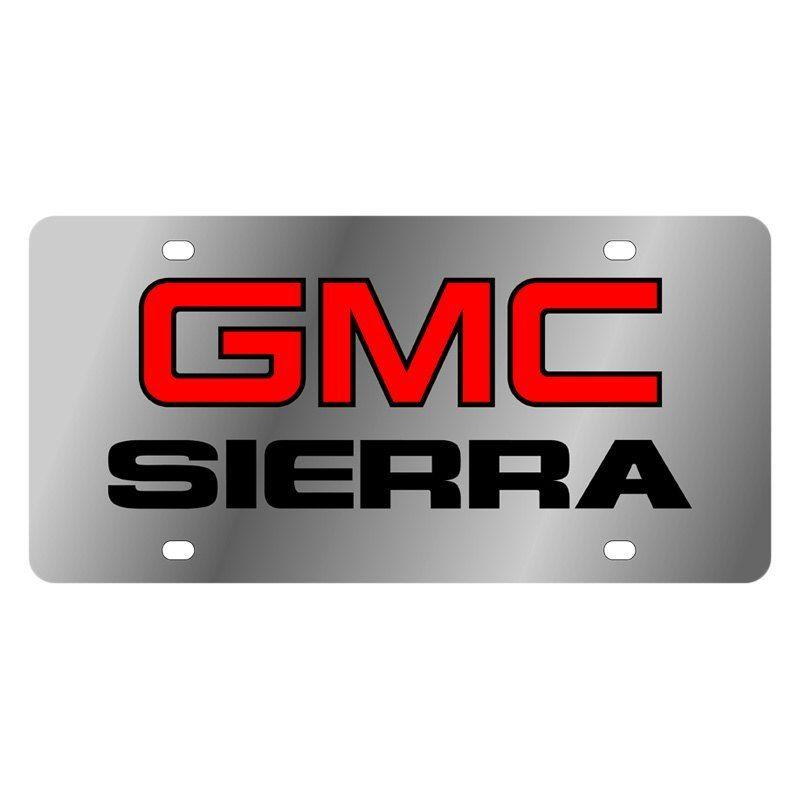 GMC Sierra Logo - Eurosport Daytona® - GM License Plate with GMC Sierra Logo