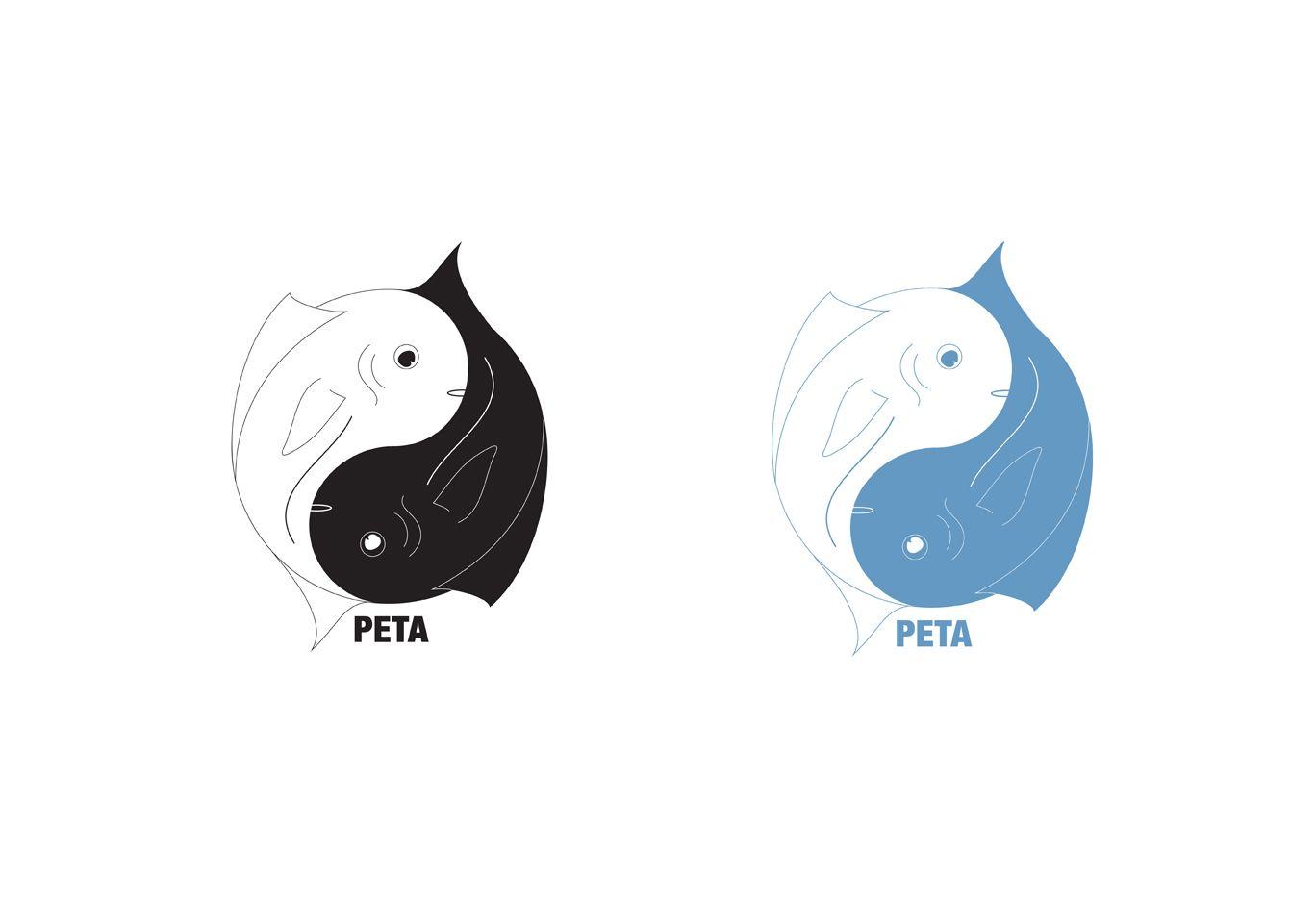 Ying Yang Logo - PETA FIsh Ying Yang - Graphis
