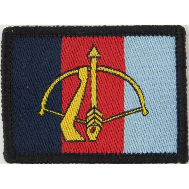 Anchor Blue Red Arrow Logo - Joint Ground-Based Air Defence - Bow & Arrow Military Formation arm ba