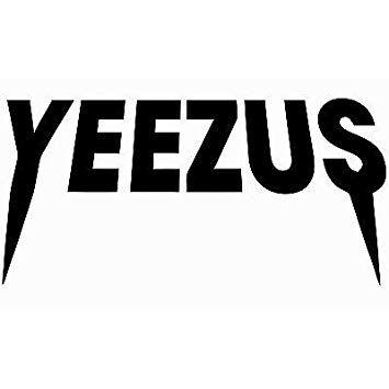 Yeezus Logo - Kanye West Yeezus Tour Yeezy Vinyl Sticker Truck Car