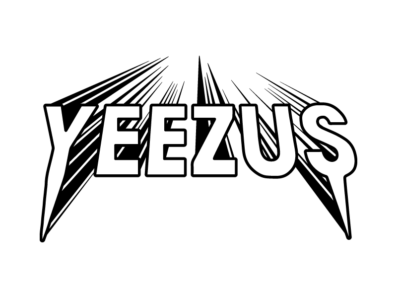 Yeezus Logo - Yeezus Zoom by Original Limited | Dribbble | Dribbble