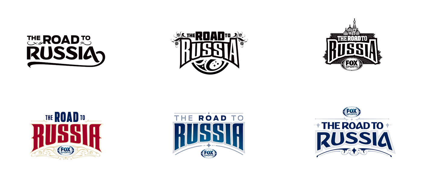 Russia Logo - FOX Sports Road to Russia Logo Design