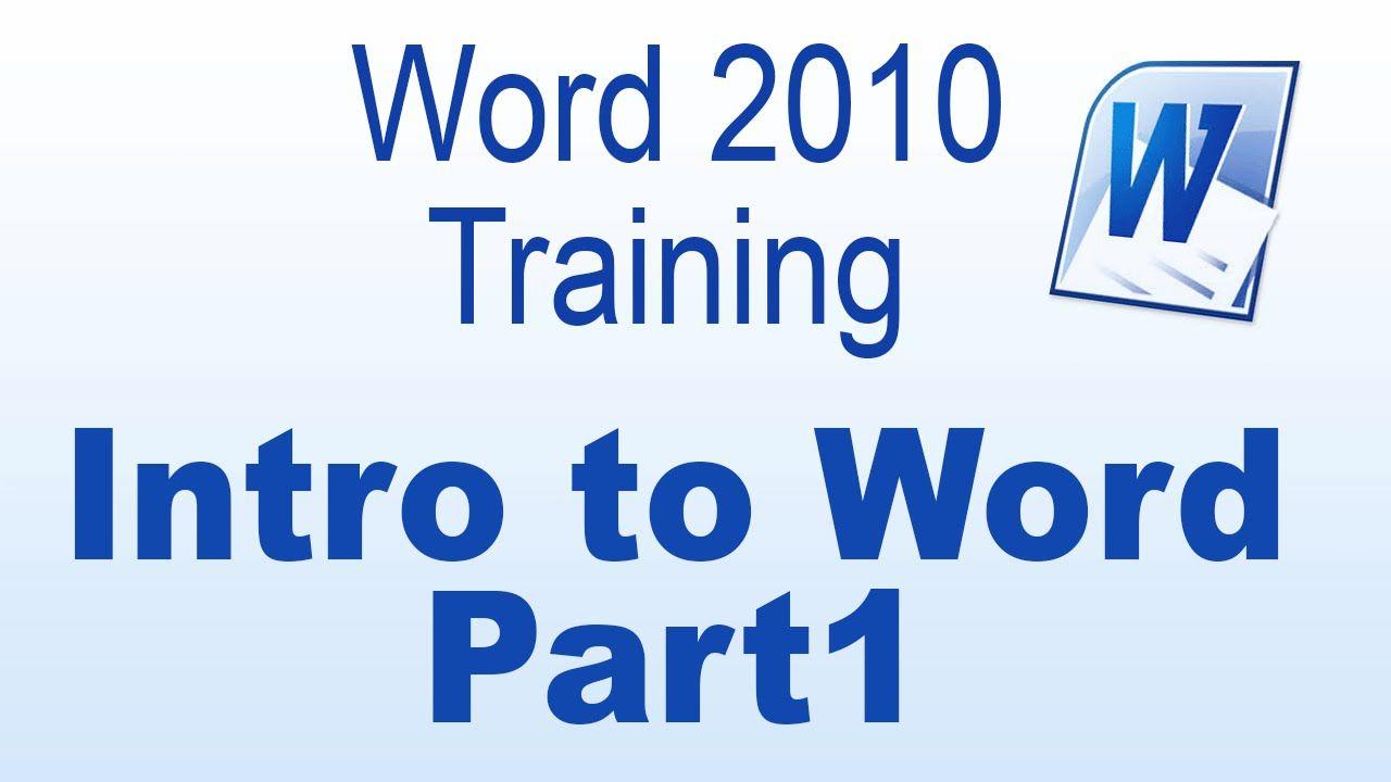 Microsoft Word 2010 Logo - Introduction to Microsoft Word 2010 - Part 1 - YouTube
