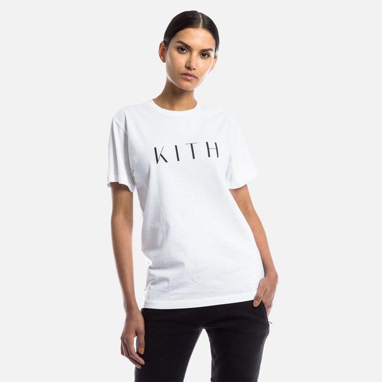 Kith Women's Logo - Ebay Kith Logo Tee Women T-Shirts Optic White T-Shirts Kith Fast ...