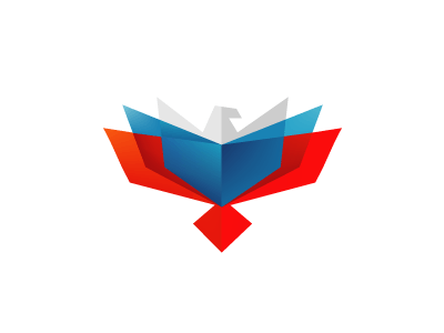 Russia Logo - Study In Russia | Eagle book logo by John Brandosterone | Dribbble ...