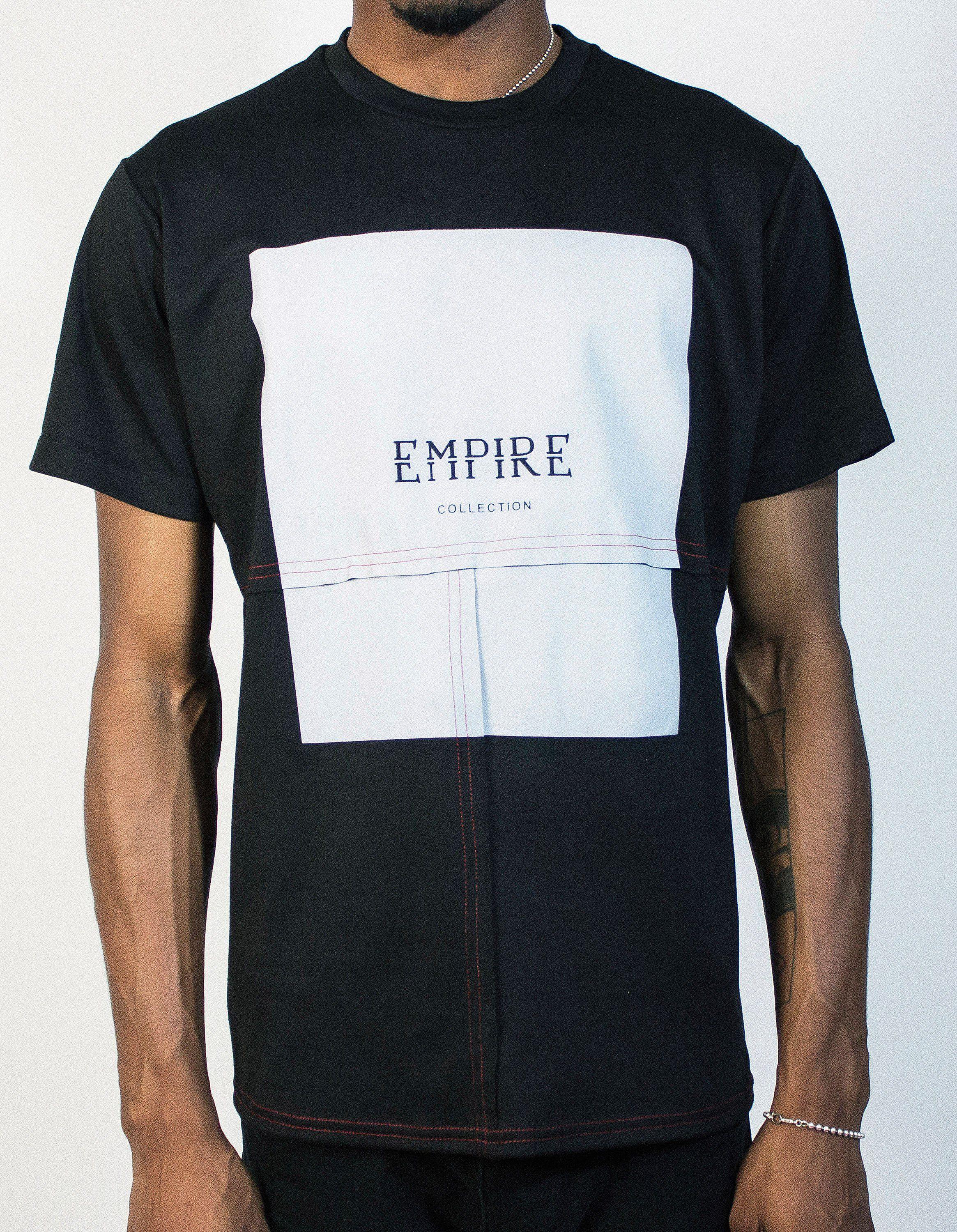 London Streetwear Logo - Box Logo Raw T Shirt - Empire Collection - London based streetwear