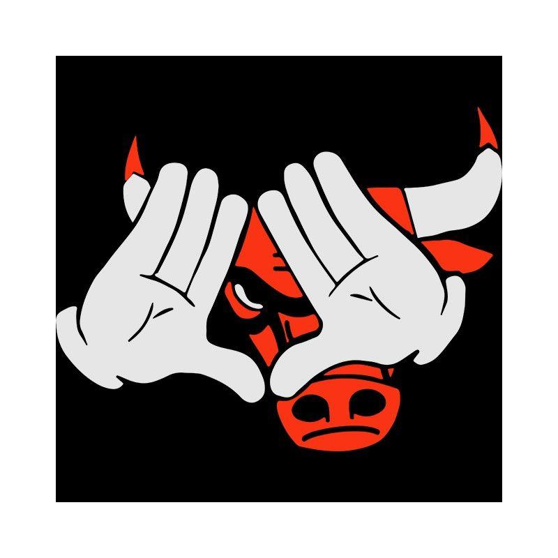 Dope Bulls Logo - Chicago Bulls t-shirt parody black Dope