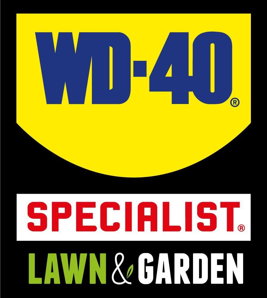 Blue and White WD Logo - WD 40® Specialist® Lawn & Garden Logo