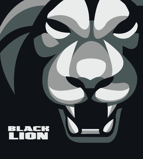Lion Apparel Logo - Black Lion Apparel