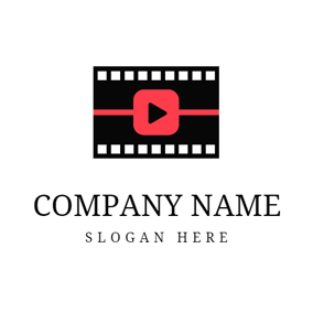 Red Film Logo - Free Movie Logo Designs | DesignEvo Logo Maker