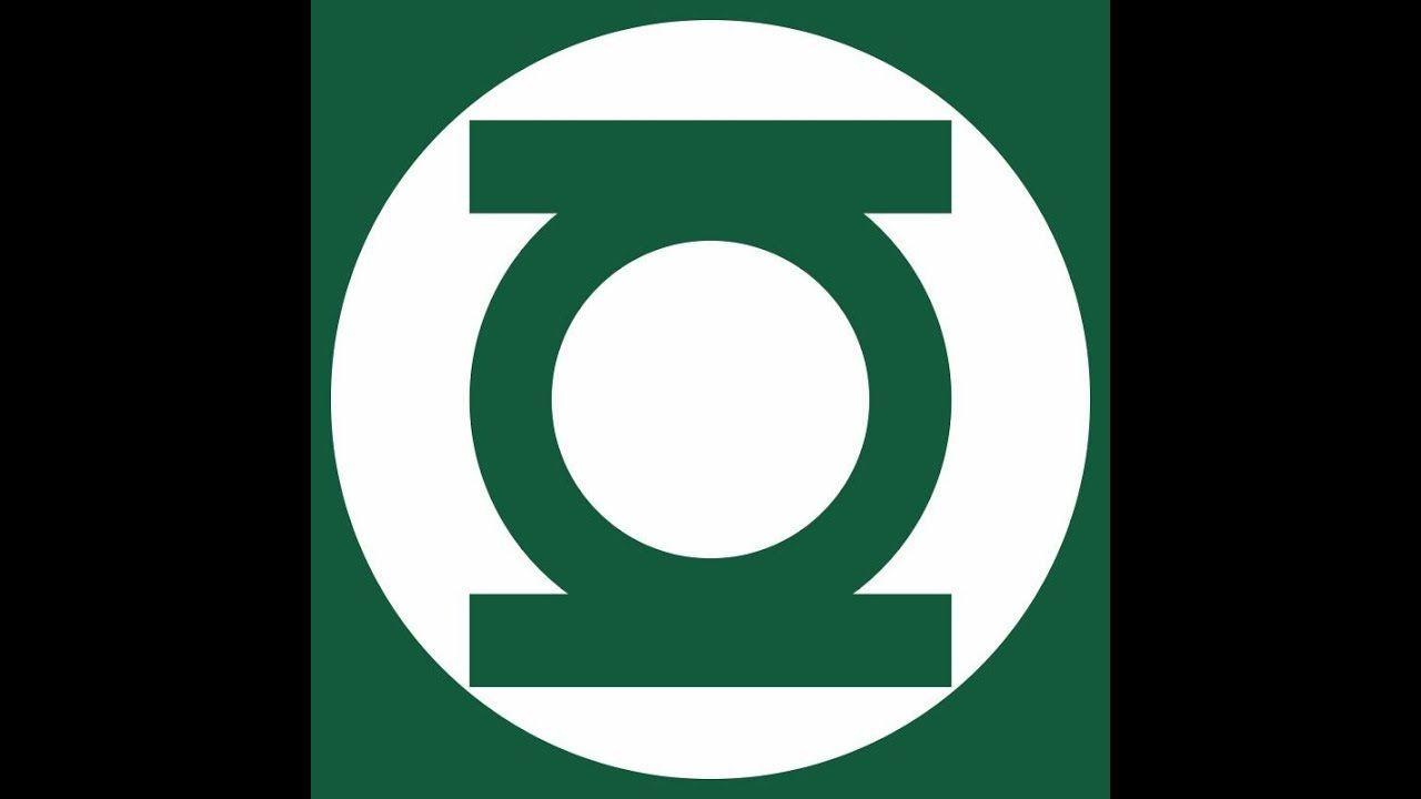 Green Lantern Symbol Logo - HOW TO DRAW GREEN LANTERN LOGO - YouTube