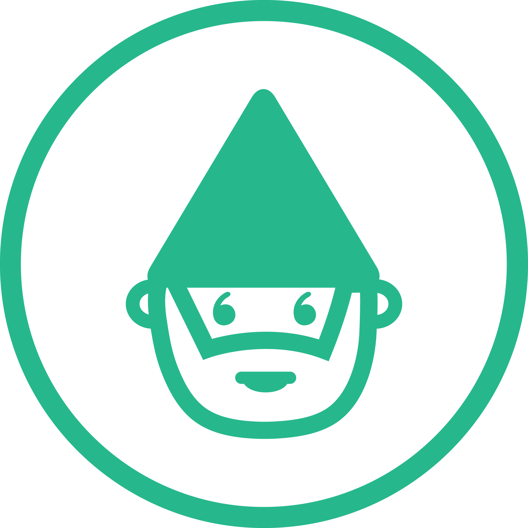 Green Head Logo - Peerby Guidelines Identity / Logo