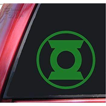 Green Lantern Symbol Logo - Green Lantern Symbol Vinyl Decal Sticker 6 Inch