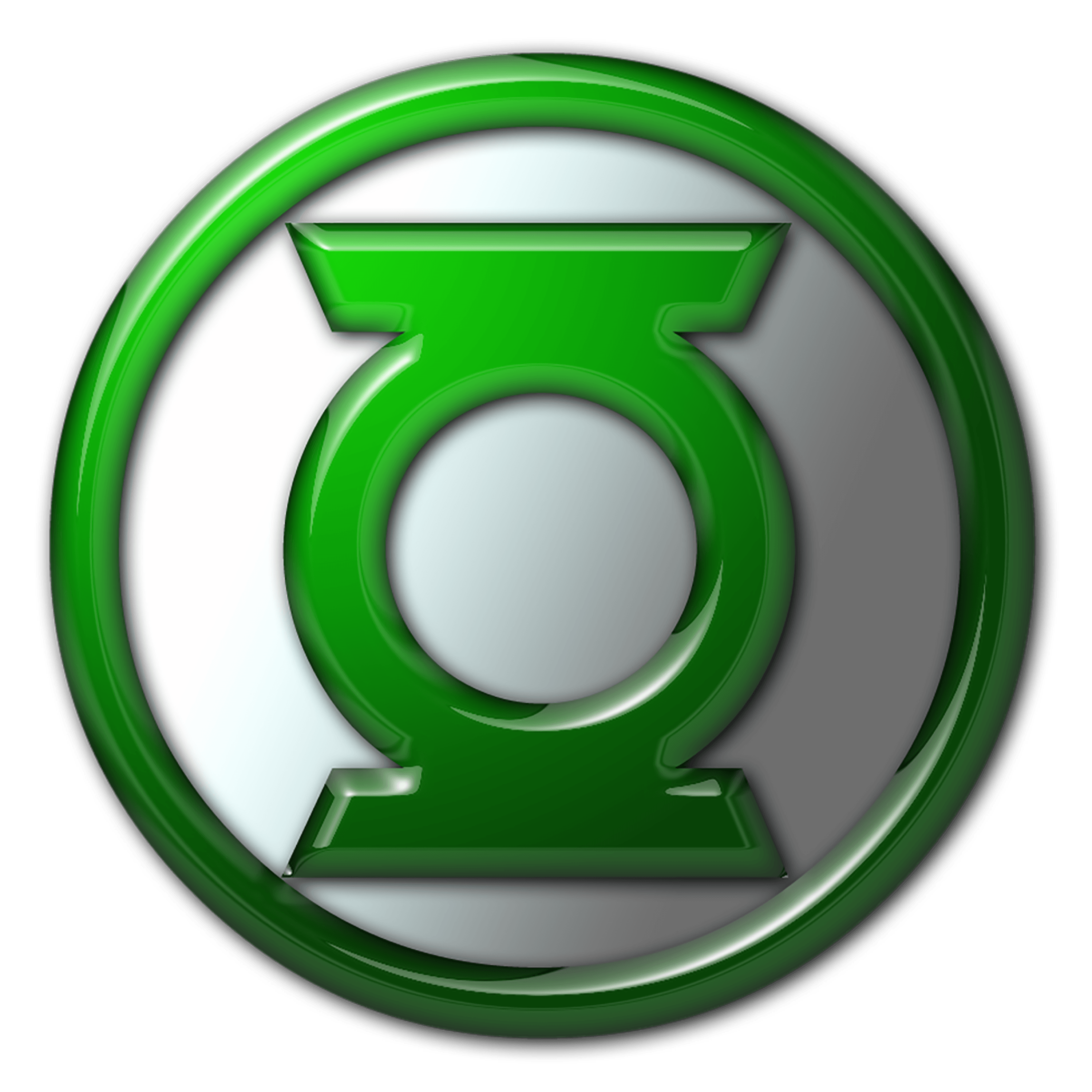 Green Lantern Symbol Logo - Green Lantern Logo created with PhotoShop. Green Lantern Related