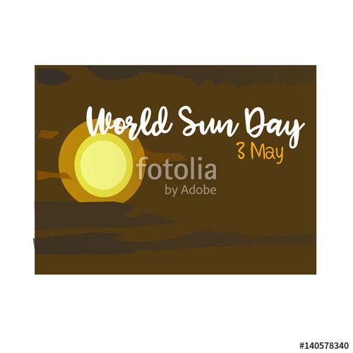 World Sun Logo - World Sun Day Logo Vector Stock Image And Royalty Free Vector Files