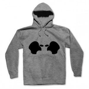 Grey Alien Logo - Hoodie T-Shirts - Cool new apple logo and alien grey hoodie | tSharks