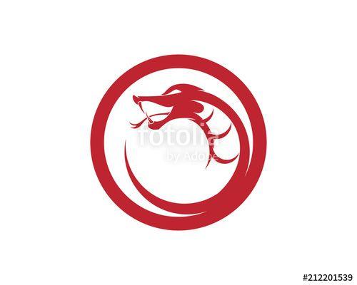 Simple Snake Logo - vector snake simple logo design element Stock image and royalty