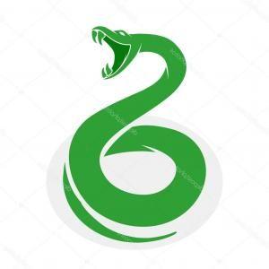 Simple Snake Logo - Snake And Ladder Set Vector | ARENAWP