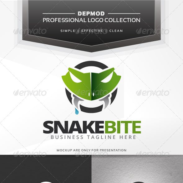 Simple Snake Logo - Snakes Snake Logo Templates from GraphicRiver